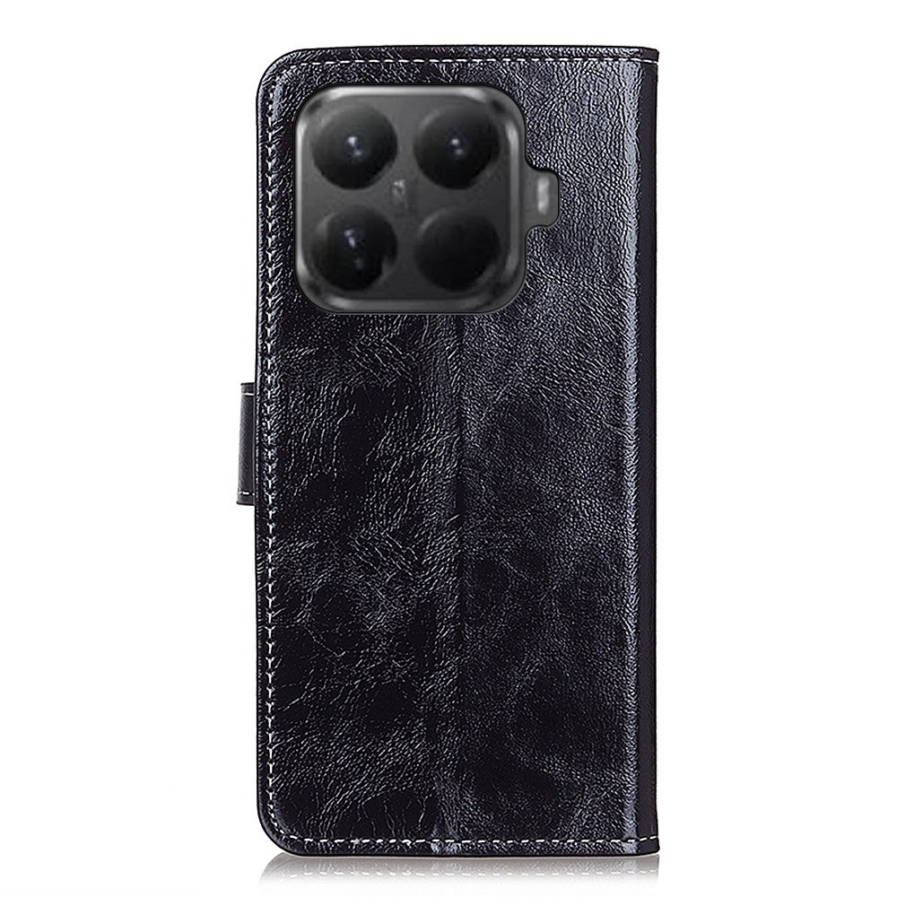 For Xiaomi 15T Pro Case Wallet Leather Phone Cover Crazy Horse Texture