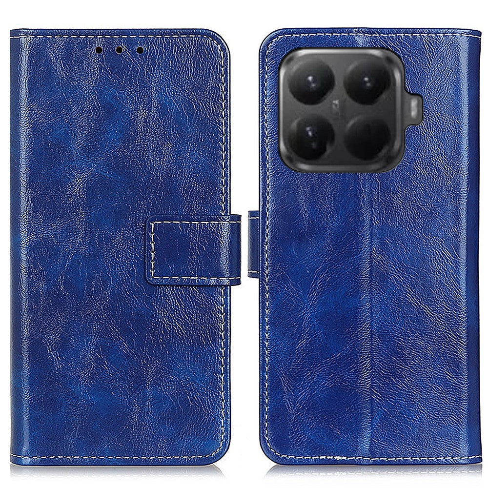 For Xiaomi 15T Pro Case Wallet Leather Phone Cover Crazy Horse Texture