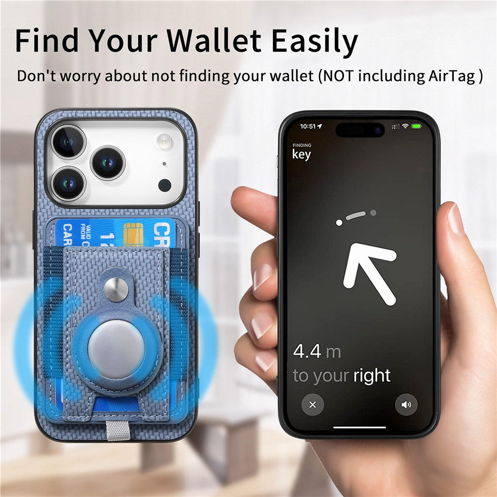 iPhone 17 Pro Max Abnehmbare-Hülle – Kompatibel Mit MagSafe Mit AirTag-Halter