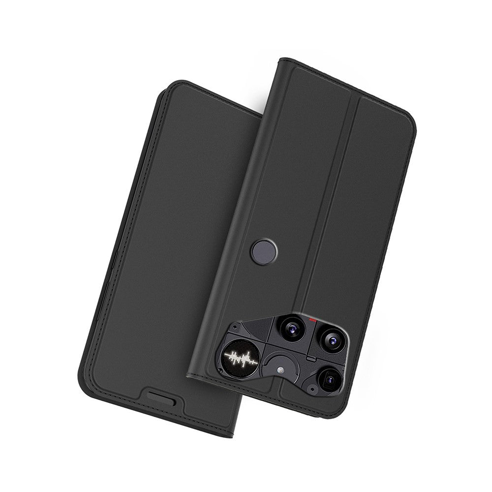 Nothing Phone (3) 5G Wallet-Handyhülle – Aus PU-Leder mit Kartenhalter, Ständer & Magnetverschluss