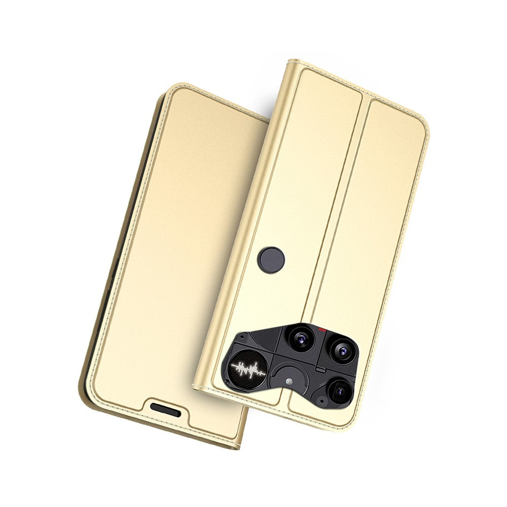 Nothing Phone (3) 5G Wallet-Handyhülle – Aus PU-Leder mit Kartenhalter, Ständer & Magnetverschluss