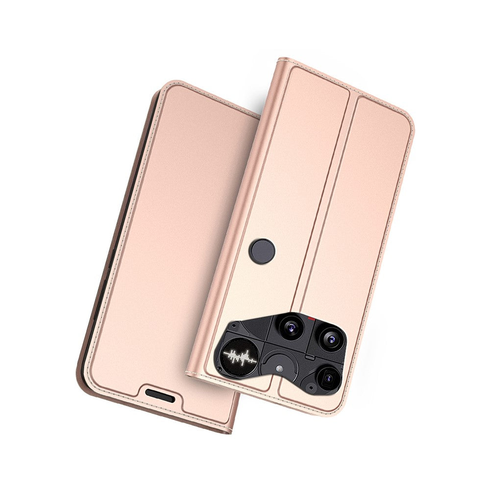 Nothing Phone (3) 5G Wallet-Handyhülle – Aus PU-Leder mit Kartenhalter, Ständer & Magnetverschluss