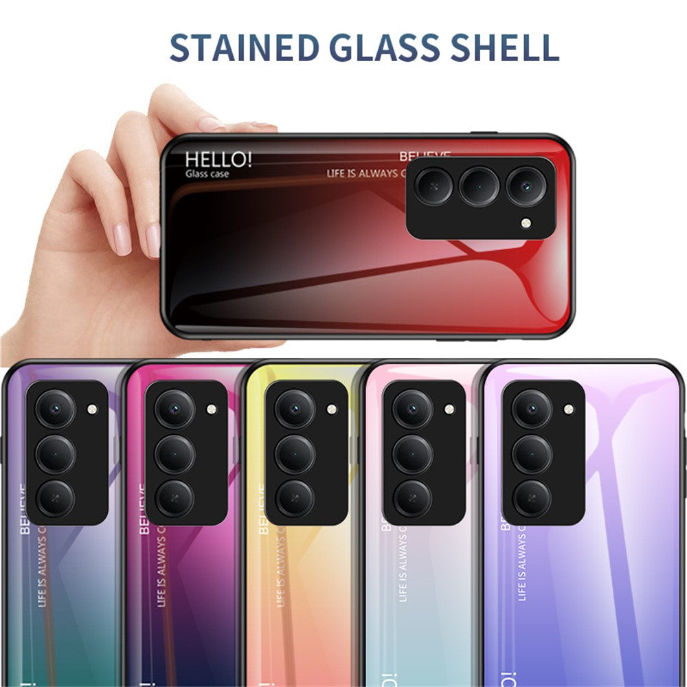 For Xiaomi Redmi 15 5G (Global) (169mm) Case Anti-Scratch Tempered Glass + PC + TPU Phone Cover