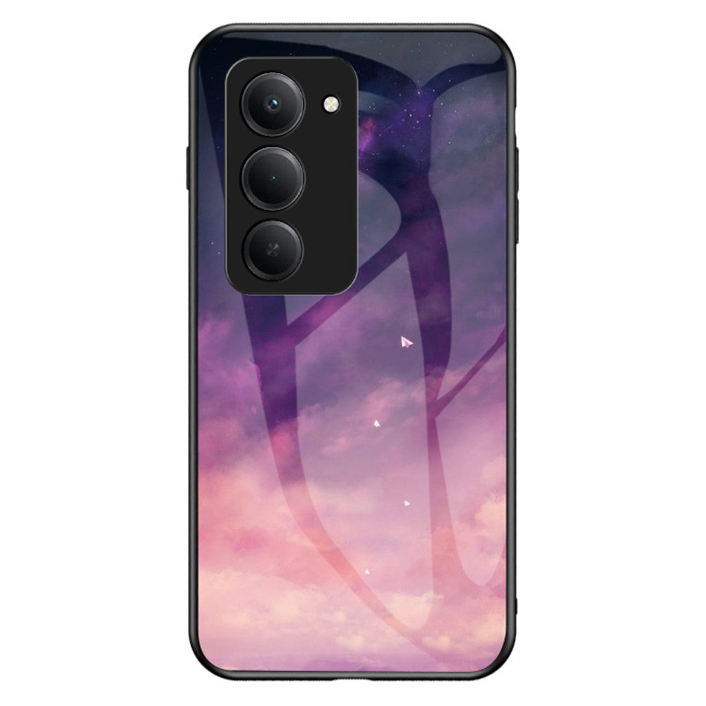 For Xiaomi Redmi 15 4G (EU) (171mm) Case Starry Sky Pattern Tempered Glass Phone Cover