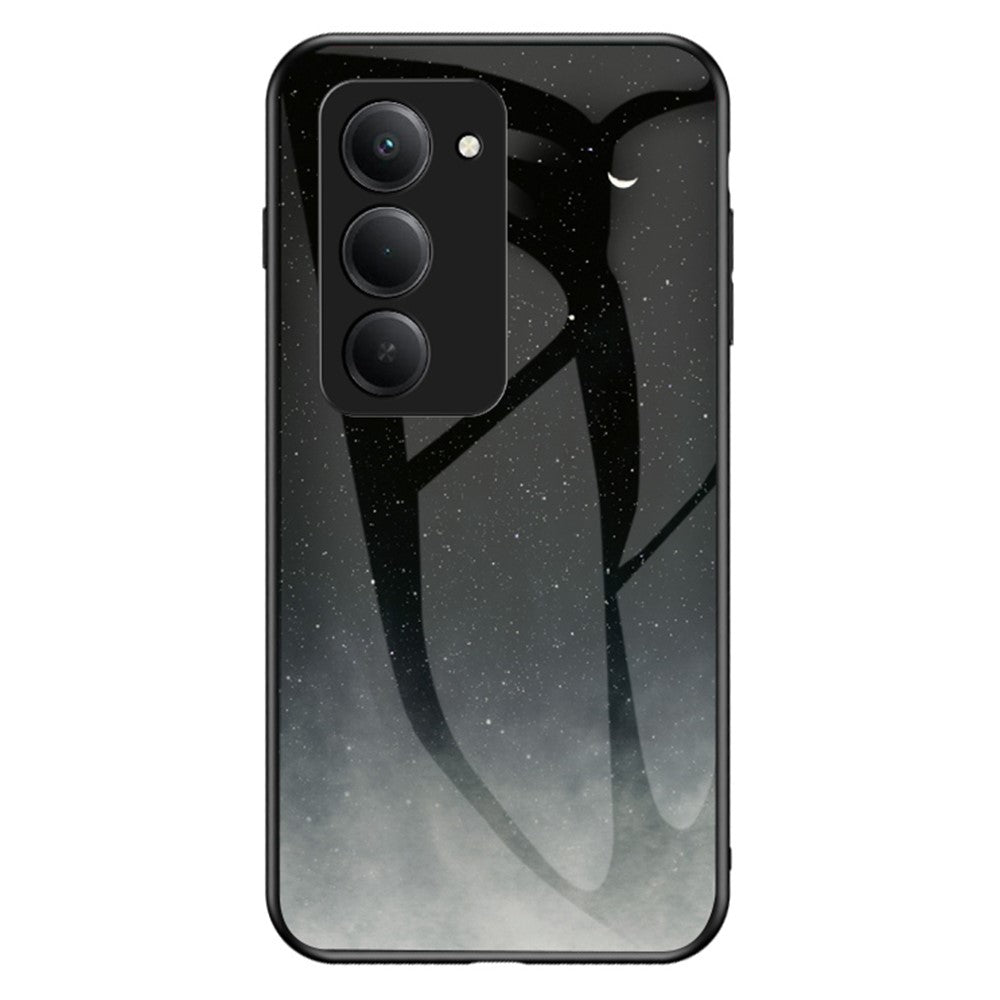 For Xiaomi Redmi 15 4G (EU) (171mm) Case Starry Sky Pattern Tempered Glass Phone Cover
