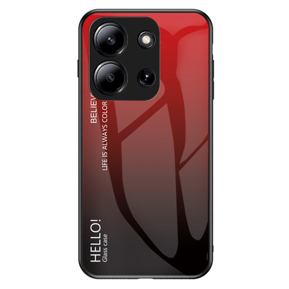Phone Case For Xiaomi Redmi 15C 5G (EU) (173mm)  /  4G (EU) (173mm)  /  Poco C85 4G (173mm) Anti-Scratch Tempered Glass + PC + TPU Cover