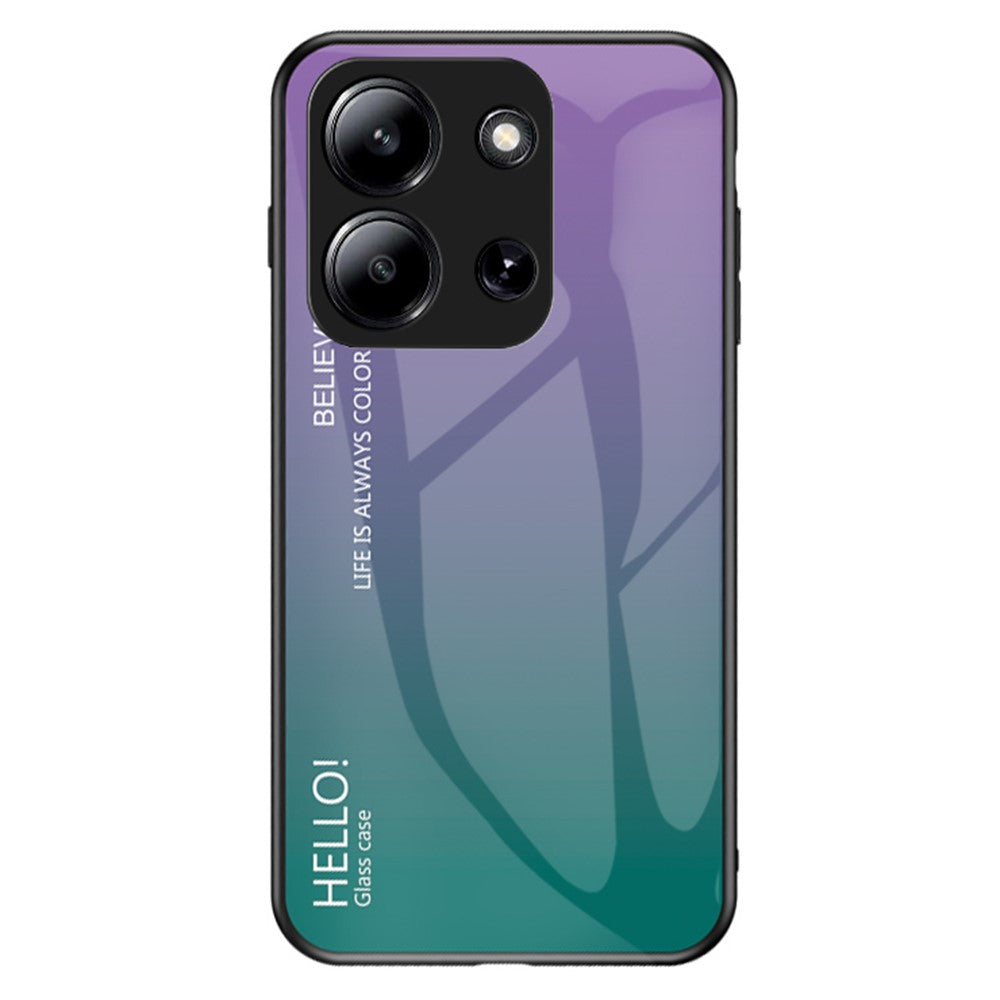 Phone Case For Xiaomi Redmi 15C 5G (EU) (173mm)  /  4G (EU) (173mm)  /  Poco C85 4G (173mm) Anti-Scratch Tempered Glass + PC + TPU Cover