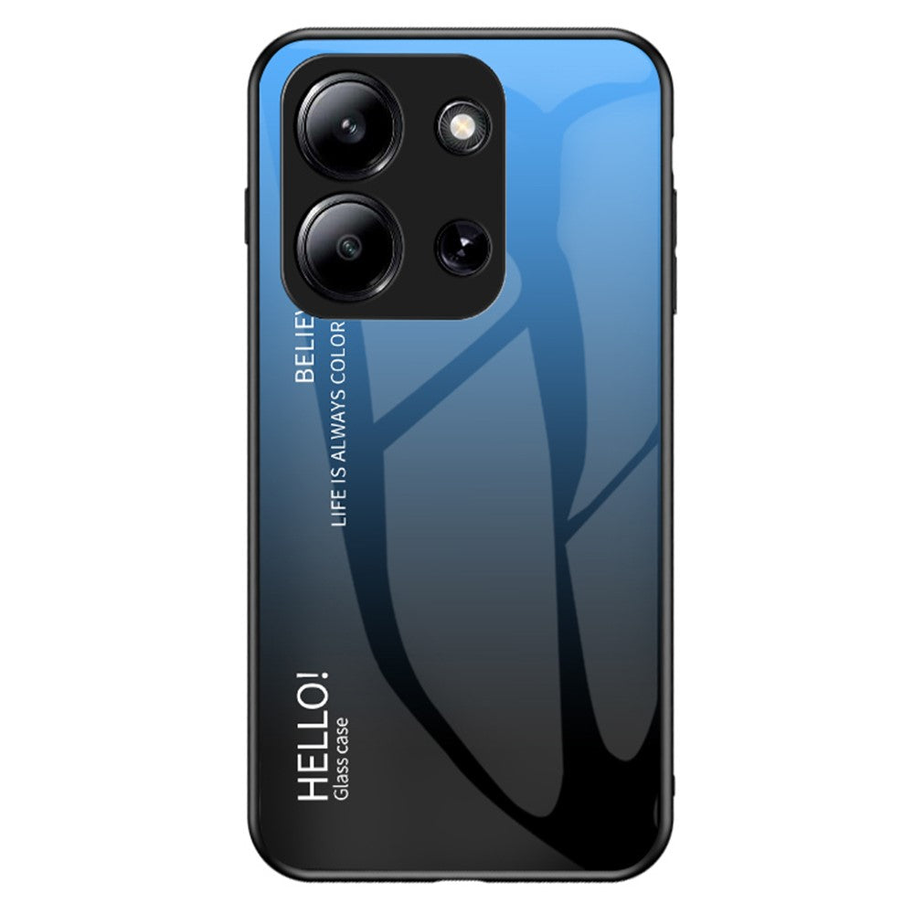Phone Case For Xiaomi Redmi 15C 5G (EU) (173mm)  /  4G (EU) (173mm)  /  Poco C85 4G (173mm) Anti-Scratch Tempered Glass + PC + TPU Cover
