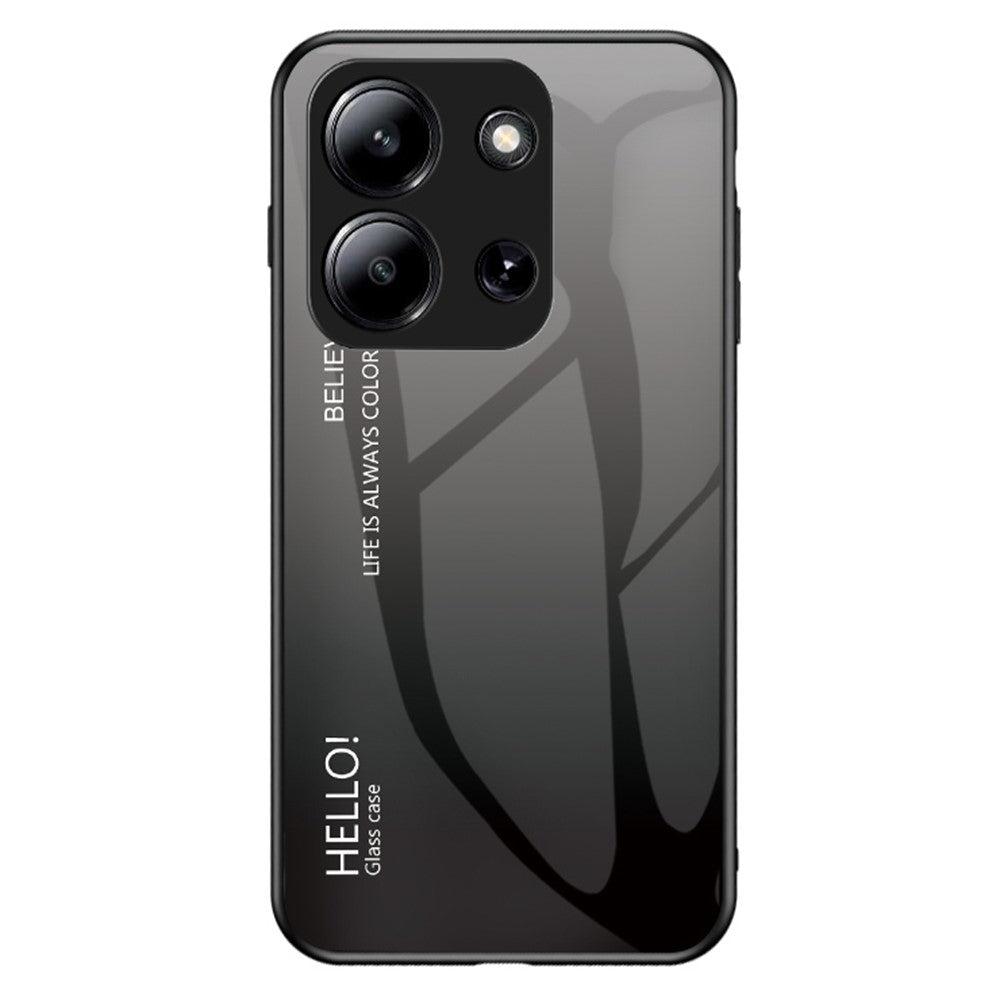 Phone Case For Xiaomi Redmi 15C 5G (EU) (173mm)  /  4G (EU) (173mm)  /  Poco C85 4G (173mm) Anti-Scratch Tempered Glass + PC + TPU Cover