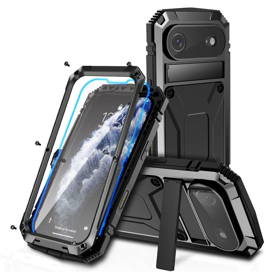 iPhone Air Schutzhülle – Stoßfest, staubdicht, mit gehärtetem Glas & Ständer