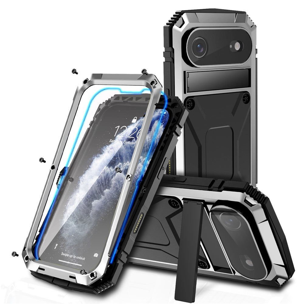 iPhone Air Schutzhülle – Stoßfest, staubdicht, mit gehärtetem Glas & Ständer