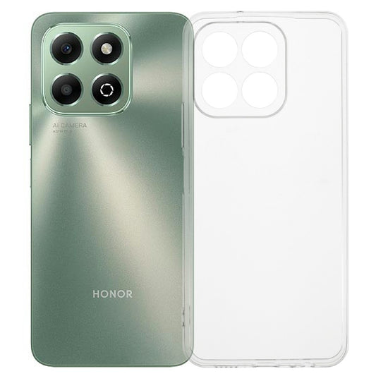For Honor X7d 4G / 400 Smart 5G Back Cover Ultra Thin Flexible TPU Clear Phone Case