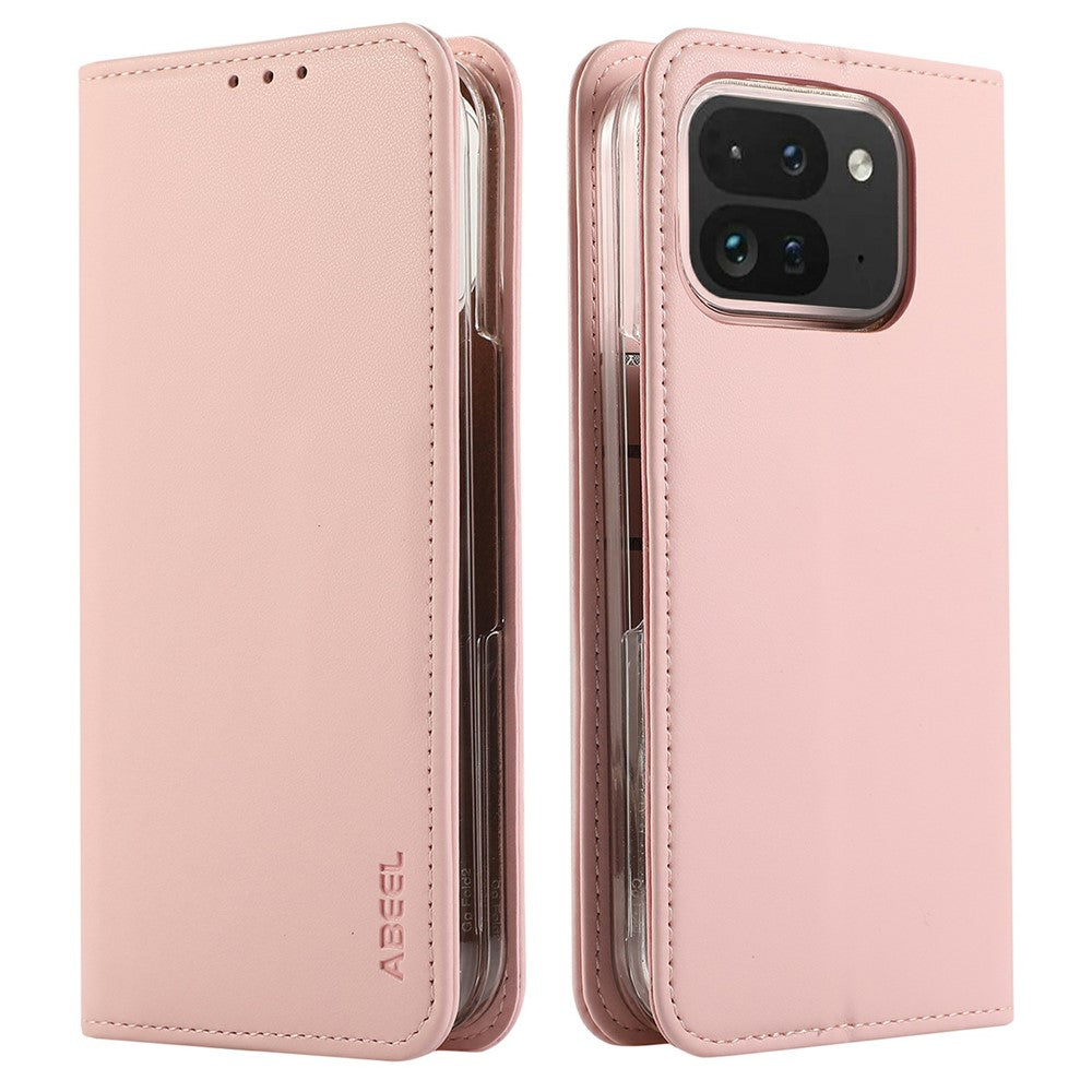 ABEEL For Google Pixel 10 Pro Fold Phone Case RFID Blocking Leather Flip Cover