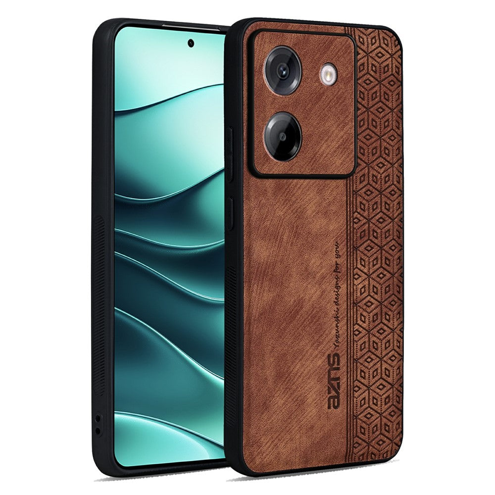 AZNS For Xiaomi Poco M7 Pro 5G Case Protective PU Leather Covered TPU Phone Shell