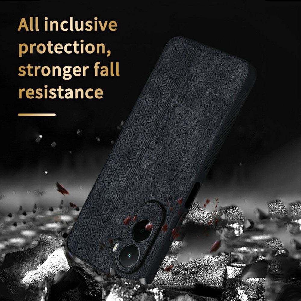 AZNS For Xiaomi Poco M7 4G (169mm) Case Protective PU Leather Covered TPU Phone Shell