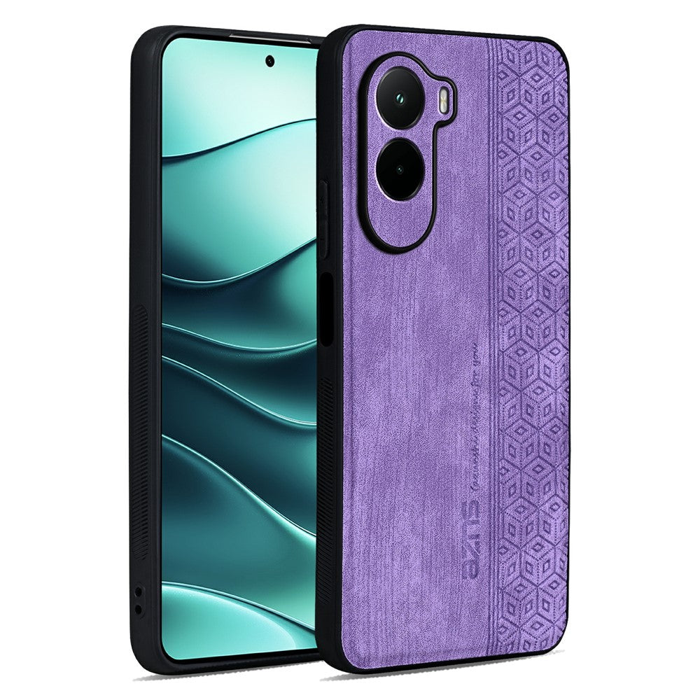AZNS For Xiaomi Poco M7 4G (169mm) Case Protective PU Leather Covered TPU Phone Shell