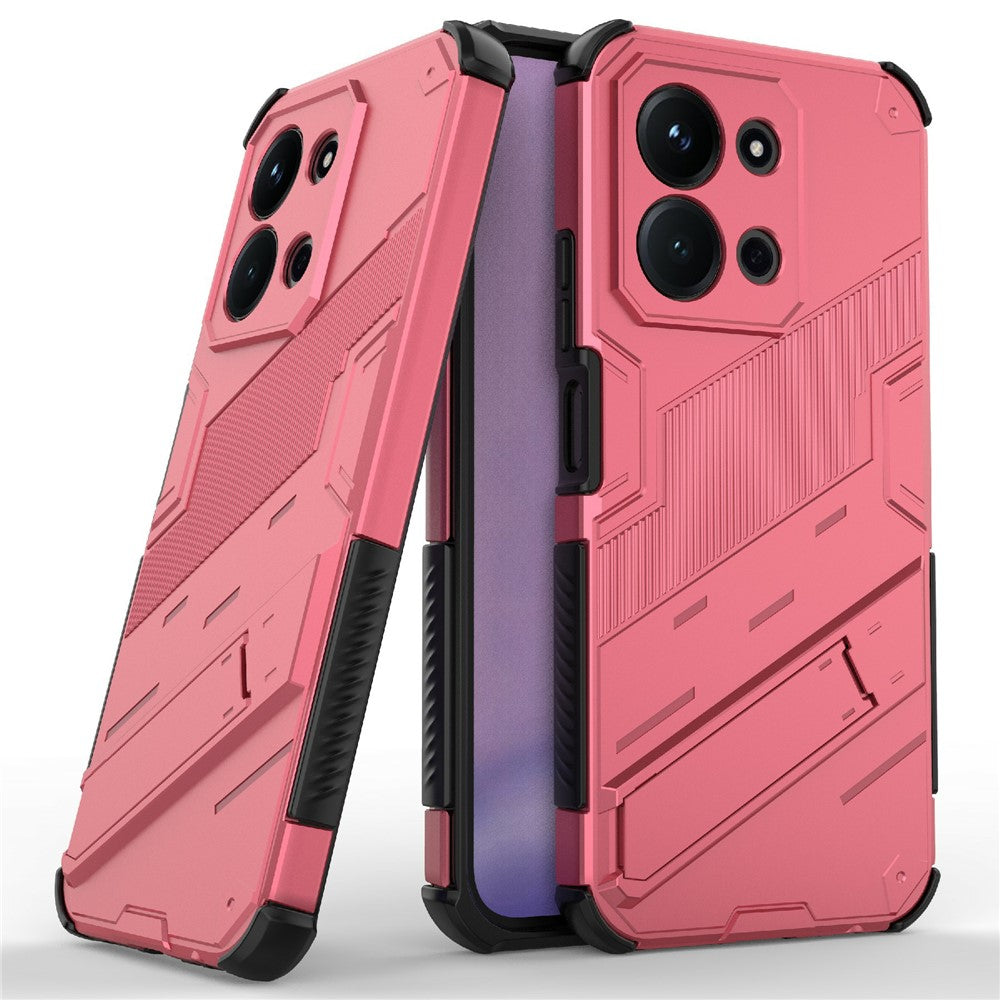 Phone Case For Xiaomi Redmi 15C 5G (EU) (173mm)  /  4G (EU) (173mm)  /  Poco C85 4G (173mm) PC + TPU Shockproof Cover with Kickstand