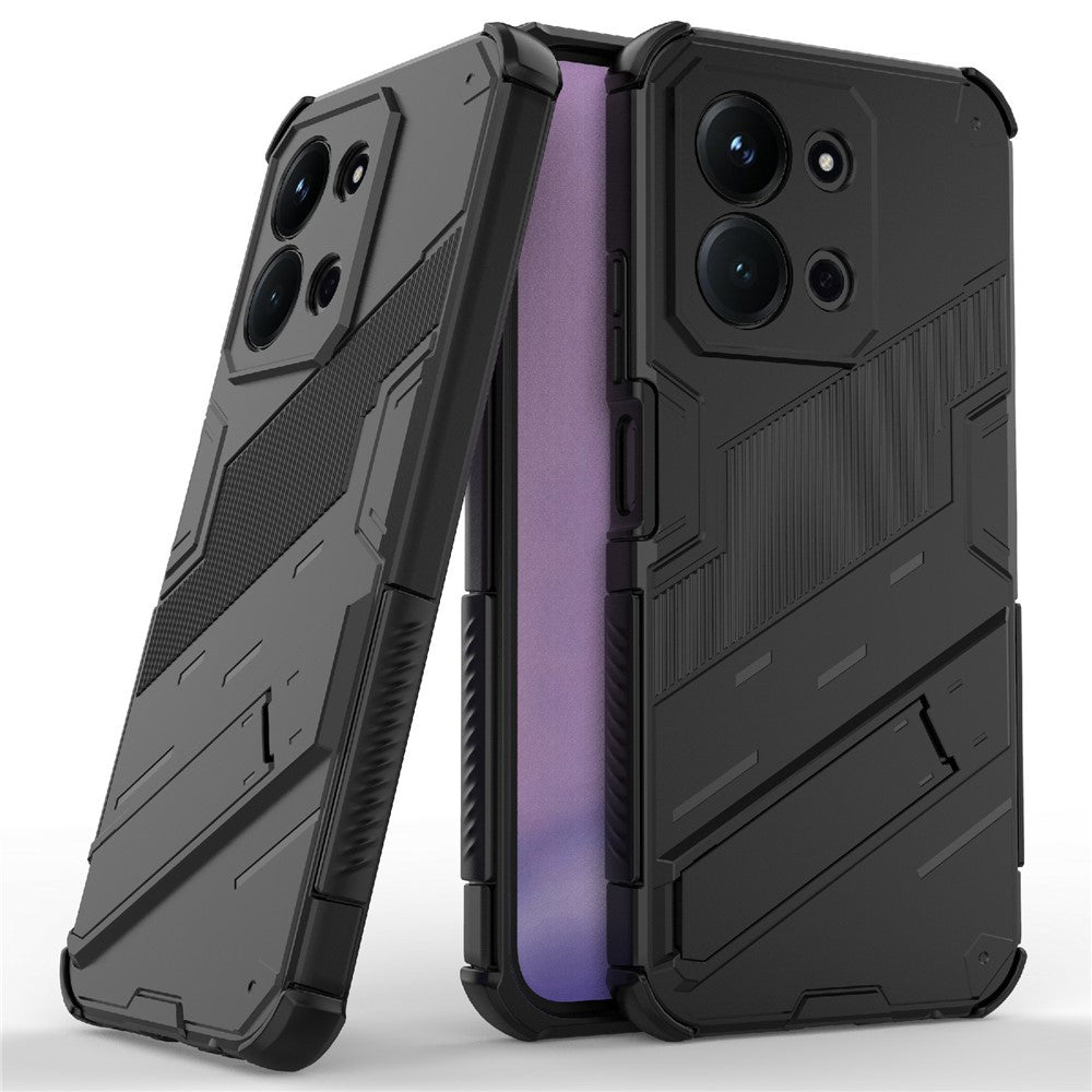 Phone Case For Xiaomi Redmi 15C 5G (EU) (173mm)  /  4G (EU) (173mm)  /  Poco C85 4G (173mm) PC + TPU Shockproof Cover with Kickstand
