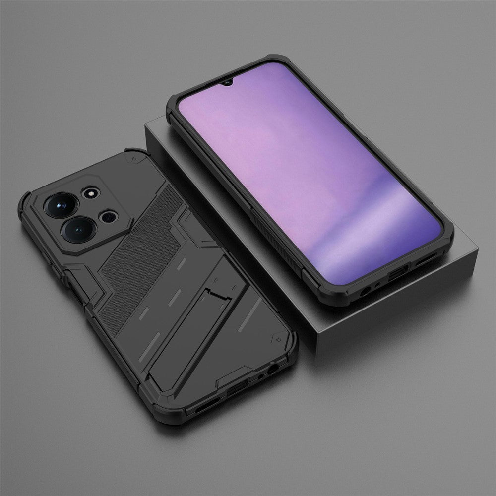 Phone Case For Xiaomi Redmi 15C 5G (EU) (173mm)  /  4G (EU) (173mm)  /  Poco C85 4G (173mm) PC + TPU Shockproof Cover with Kickstand
