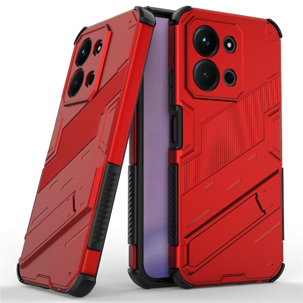 Phone Case For Xiaomi Redmi 15C 5G (EU) (173mm)  /  4G (EU) (173mm)  /  Poco C85 4G (173mm) PC + TPU Shockproof Cover with Kickstand