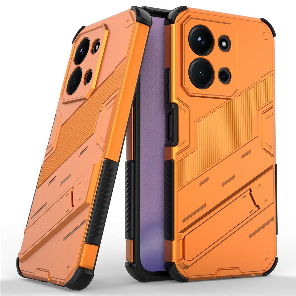 Phone Case For Xiaomi Redmi 15C 5G (EU) (173mm)  /  4G (EU) (173mm)  /  Poco C85 4G (173mm) PC + TPU Shockproof Cover with Kickstand