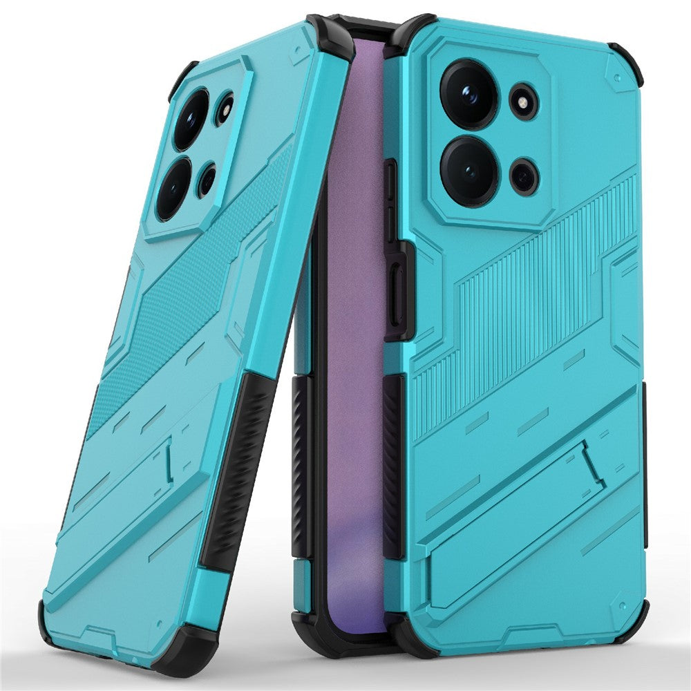 Phone Case For Xiaomi Redmi 15C 5G (EU) (173mm)  /  4G (EU) (173mm)  /  Poco C85 4G (173mm) PC + TPU Shockproof Cover with Kickstand