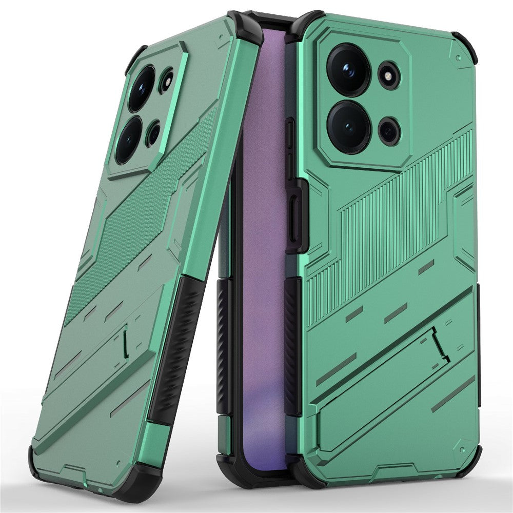 Phone Case For Xiaomi Redmi 15C 5G (EU) (173mm)  /  4G (EU) (173mm)  /  Poco C85 4G (173mm) PC + TPU Shockproof Cover with Kickstand