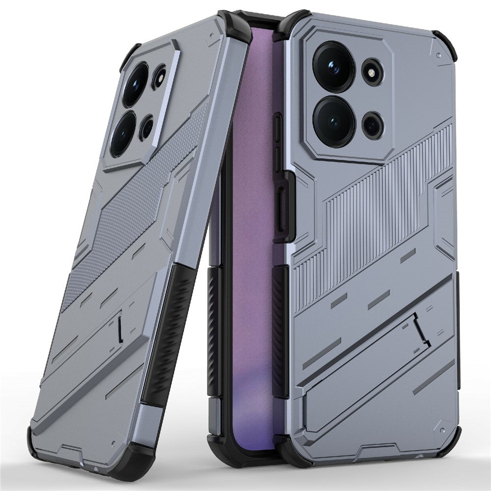 Phone Case For Xiaomi Redmi 15C 5G (EU) (173mm)  /  4G (EU) (173mm)  /  Poco C85 4G (173mm) PC + TPU Shockproof Cover with Kickstand