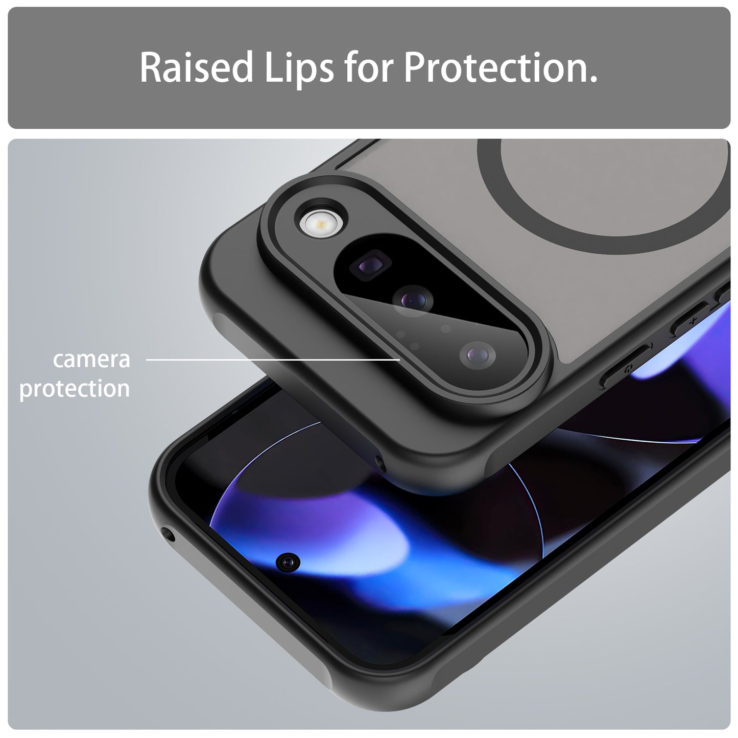 Pixel 10 Magnetische Hülle – mit Skin-Touch Finish & Bildschirmfolie