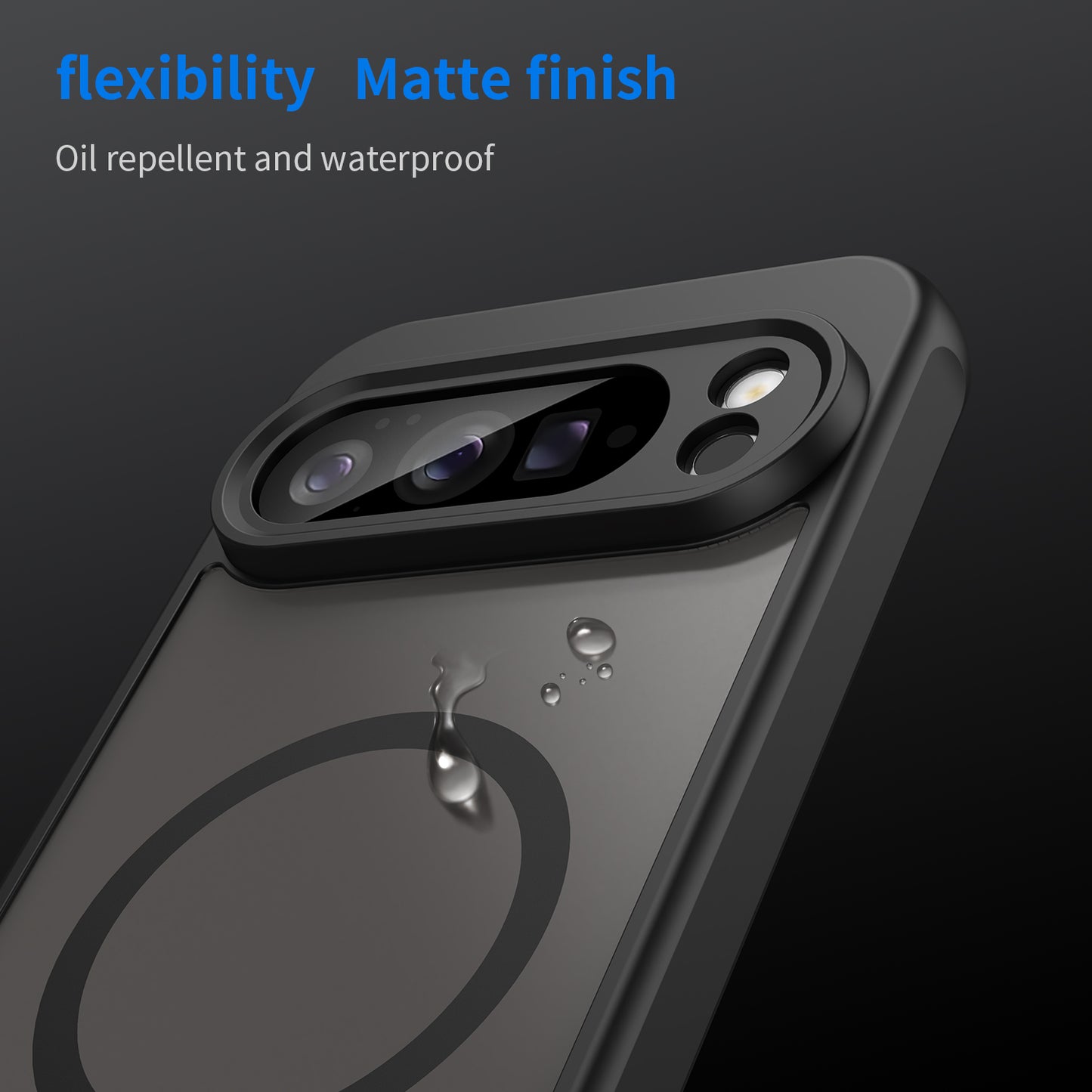 Pixel 10 Pro XL Magnetische Hülle – mit Skin-Touch Finish & Bildschirmfolie