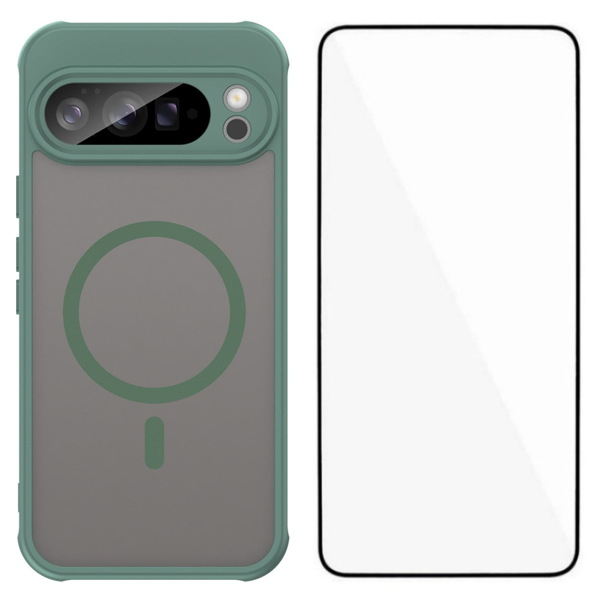 Pixel 10 Pro XL Magnetische Hülle – mit Skin-Touch Finish & Bildschirmfolie