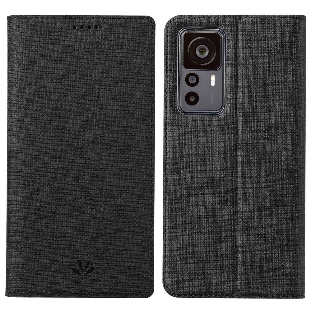 VILI DMX Series Shockproof Phone Cover for Xiaomi 12T Pro 5G, PU Leather Auto Closing Magnetic Phone Case Card Holder Stand