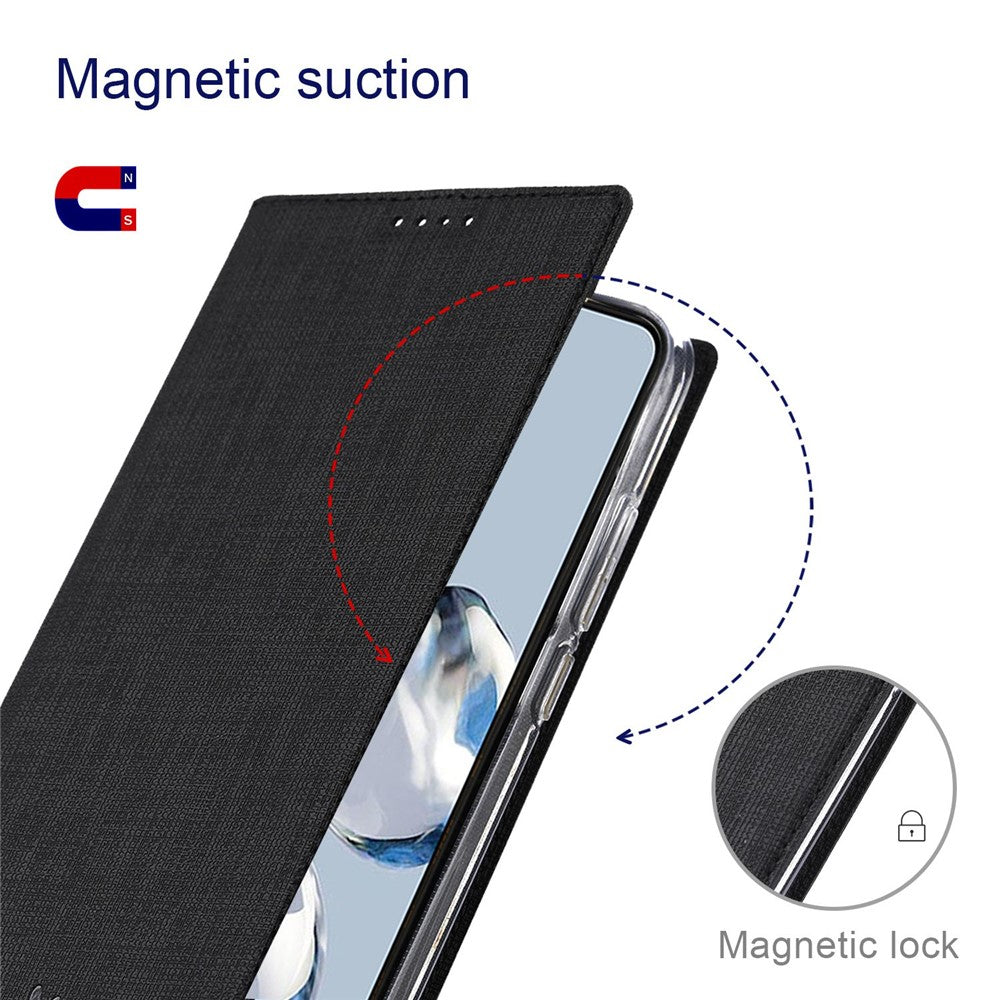 VILI DMX Series Shockproof Phone Case for Xiaomi 12T 5G / Redmi K50 Ultra 5G, PU Leather Flip Magnetic Closure Phone Cover Stand with Card Holder
