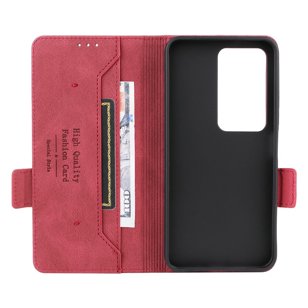 For Xiaomi Redmi 15 5G (Global) (169mm) Case Leather Wallet Flip Phone Cover with Hardware Decor
