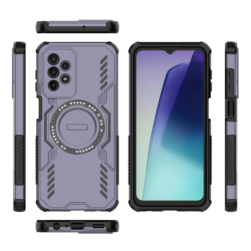 Galaxy A23 4G/5G magnetische Hülle – Mit Schmetterlingsrüstung & Hohlwärmeableitung