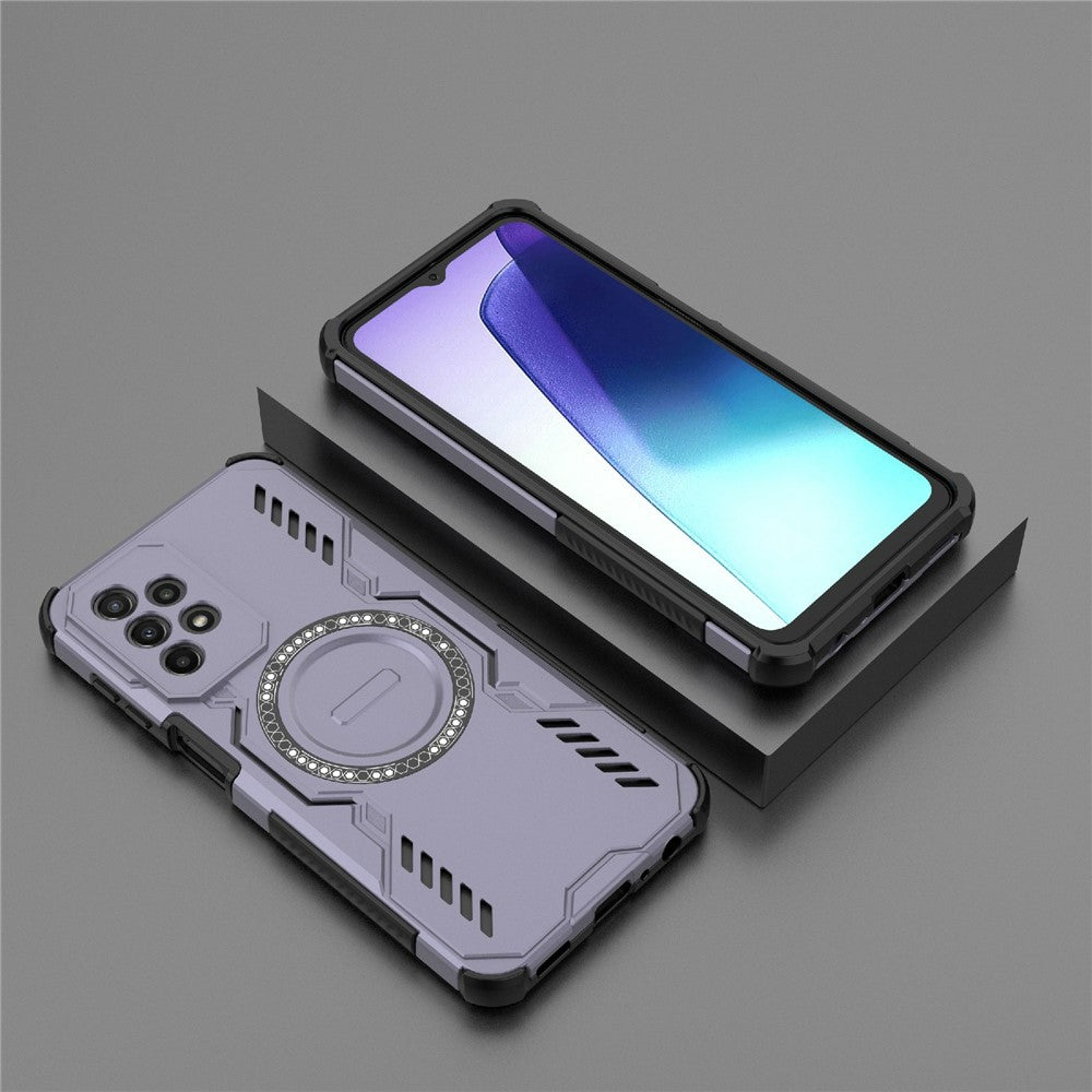 Galaxy A23 4G/5G magnetische Hülle – Mit Schmetterlingsrüstung & Hohlwärmeableitung