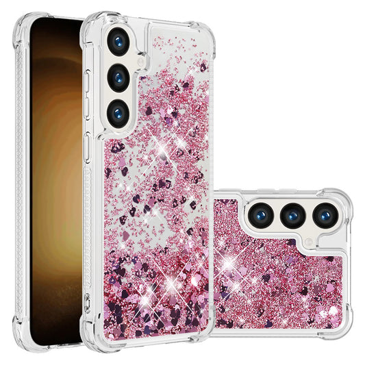 Galaxy S25 FE Glitzer-Hülle – Stoßfeste Handyrückseite