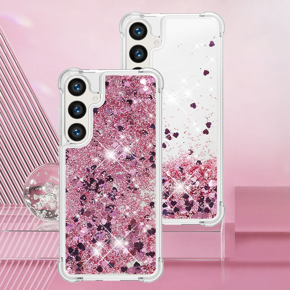 Galaxy S25 FE Glitzer-Hülle – Stoßfest & mit Treibsand