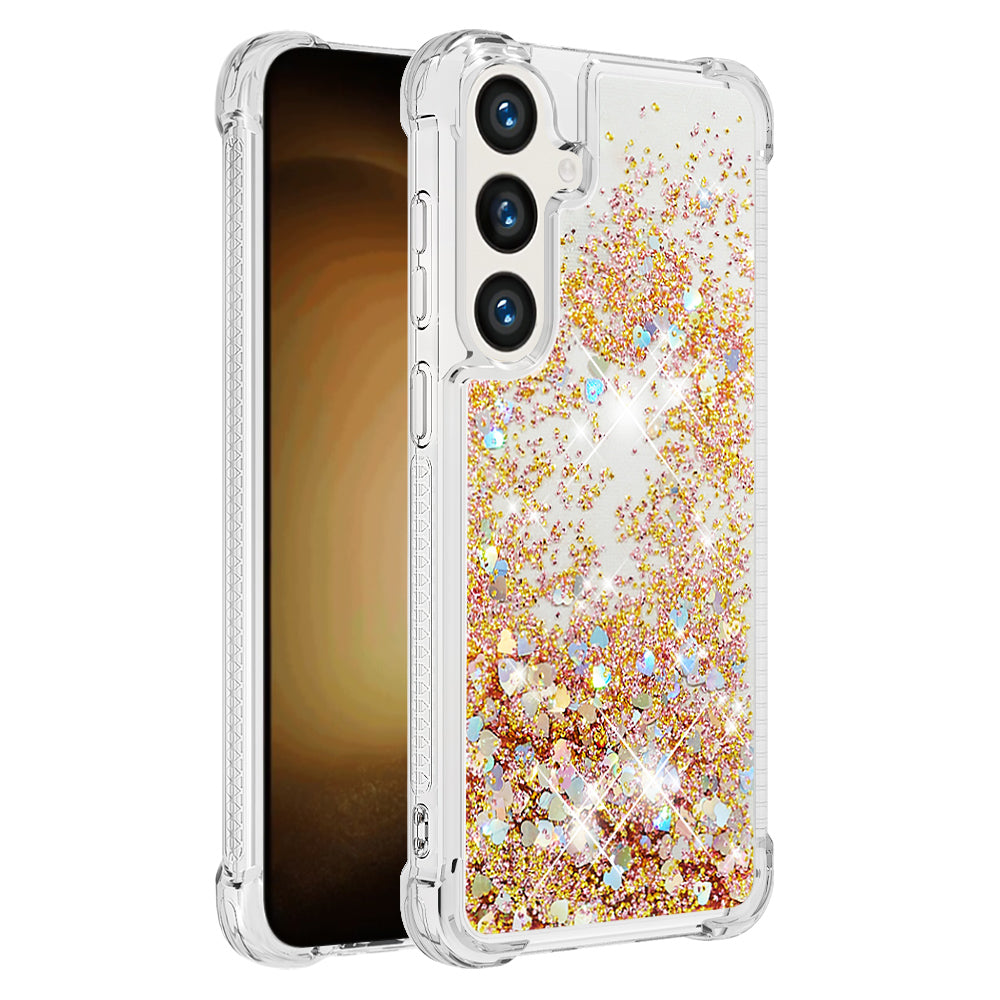 Galaxy S25 FE Glitzer-Hülle – Stoßfest & mit Treibsand