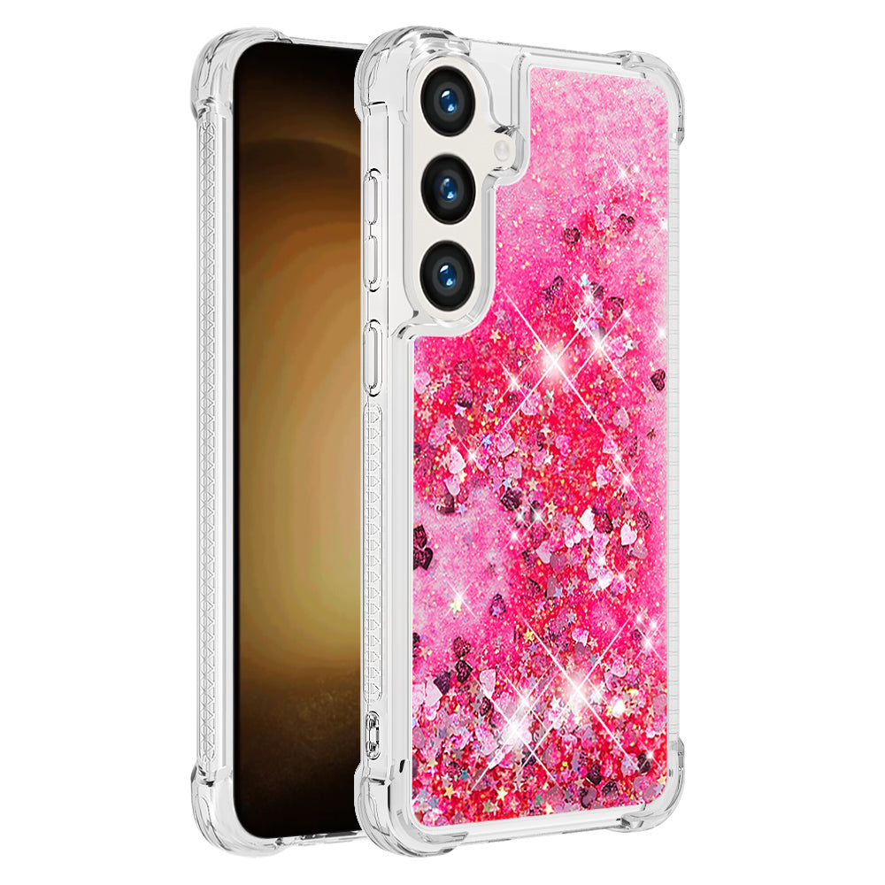 Galaxy S25 FE Glitzer-Hülle – Stoßfeste Handyrückseite