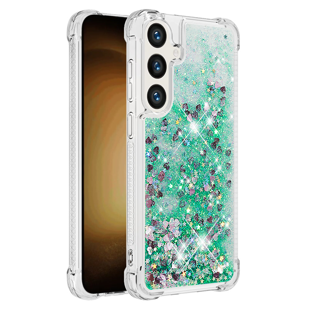 Galaxy S25 FE Glitzer-Hülle – Stoßfest & mit Treibsand