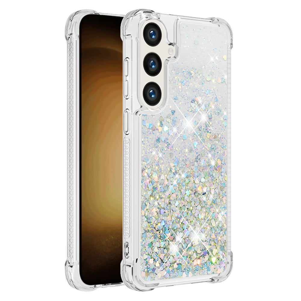 Galaxy S25 FE Glitzer-Hülle – Stoßfest & mit Treibsand
