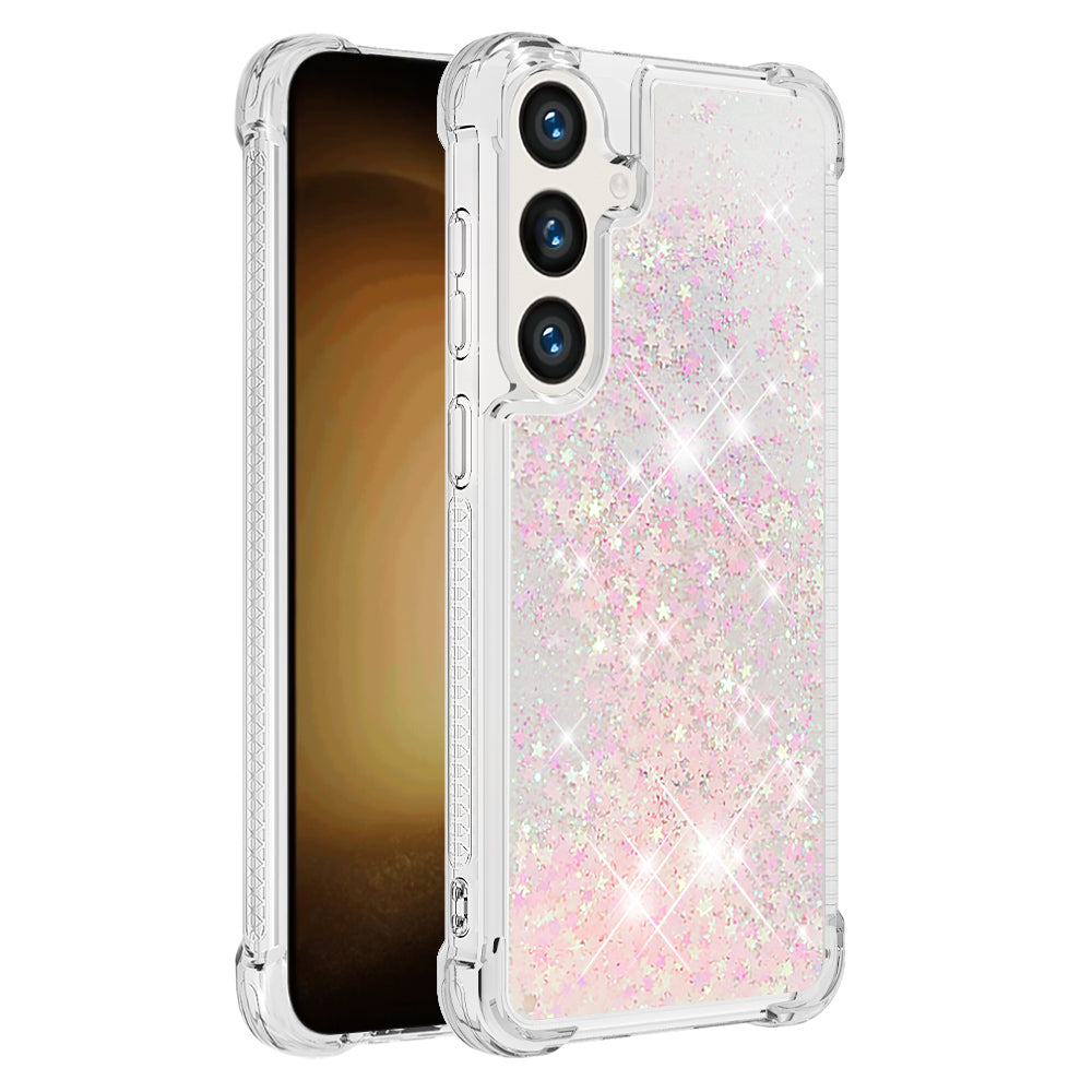 Galaxy S25 FE Glitzer-Hülle – Stoßfest & mit Treibsand