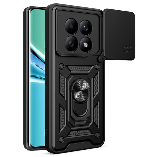 Xiaomi Redmi Note 15 5G (Global) / Xiaomi Poco M8 5G Handyhülle – Redmi Note 15 5G (Global) mit verschiebbarem Kameradeckel aus PC + TPU-Kickstand