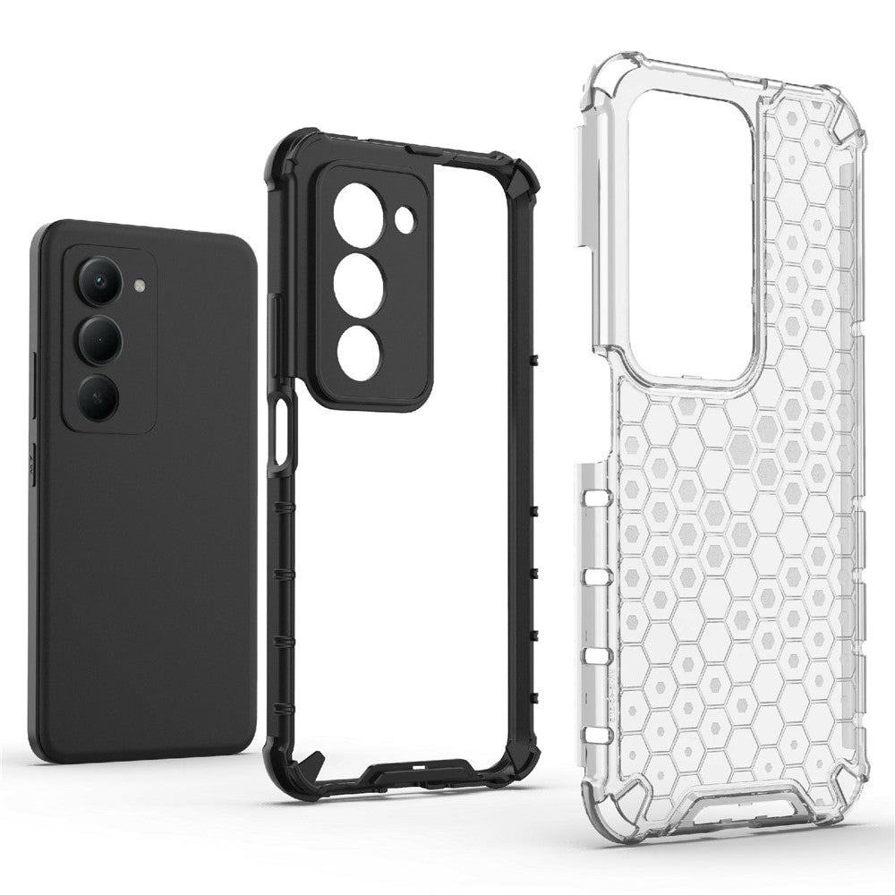 For Xiaomi Redmi 15 4G (EU) (171mm) Case PC + TPU Phone Cover Honeycomb Shape