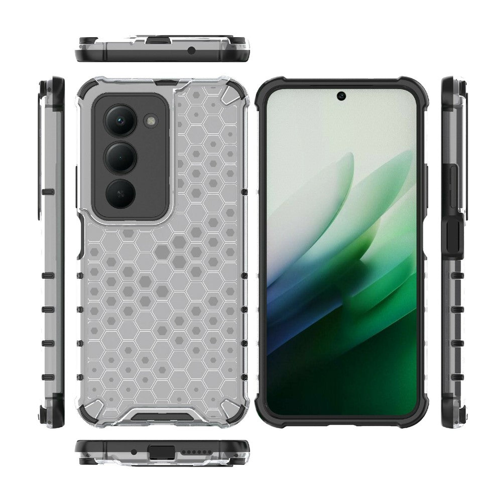 For Xiaomi Redmi 15 5G (Global) (169mm)  /  15 4G (169mm) Case PC + TPU Phone Cover Honeycomb Shape