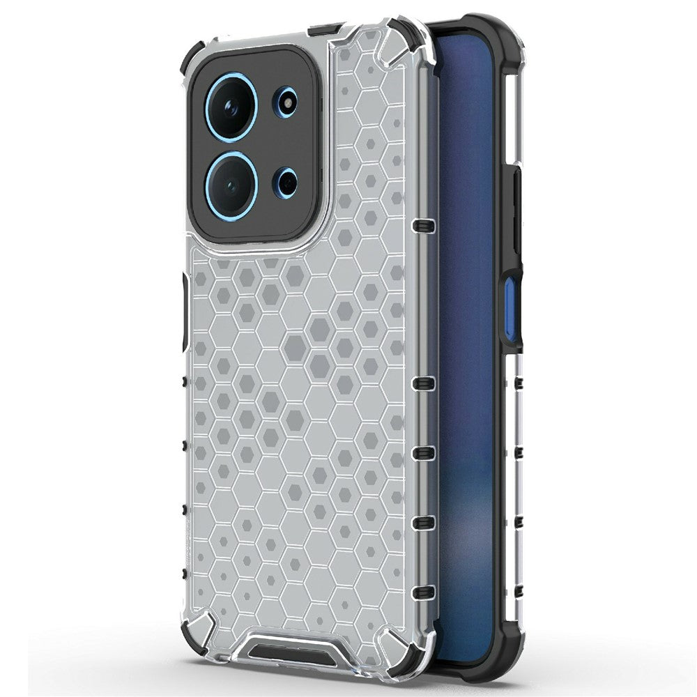 For Xiaomi Redmi 15C 4G (Global) (171mm)  /  Poco C85 4G (171mm) Case PC + TPU Phone Cover Honeycomb Shape