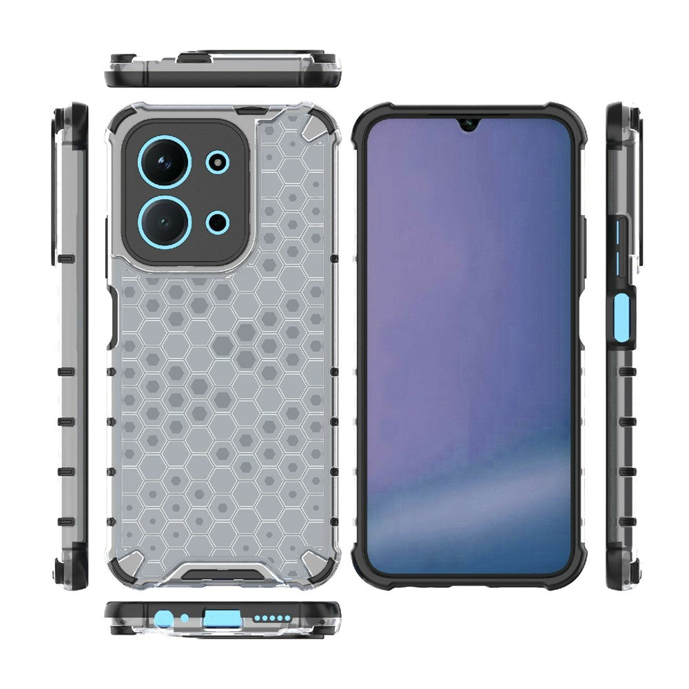 For Xiaomi Redmi 15C 4G (Global) (171mm)  /  Poco C85 4G (171mm) Case PC + TPU Phone Cover Honeycomb Shape