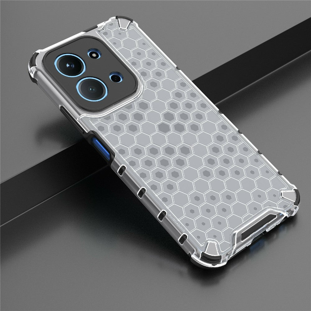 For Xiaomi Redmi 15C 4G (Global) (171mm)  /  Poco C85 4G (171mm) Case PC + TPU Phone Cover Honeycomb Shape