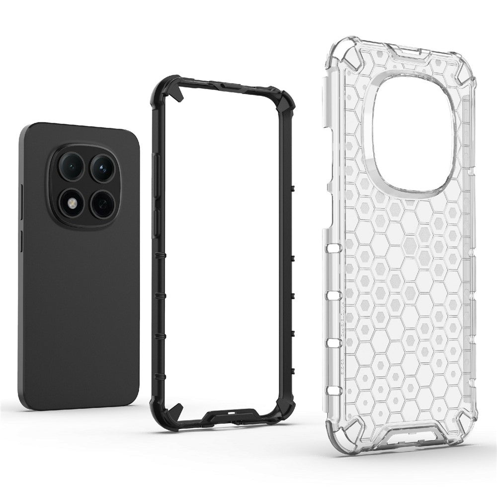 For Xiaomi Redmi Note 15 Pro 5G (Global) Case PC + TPU Phone Cover Honeycomb Shape